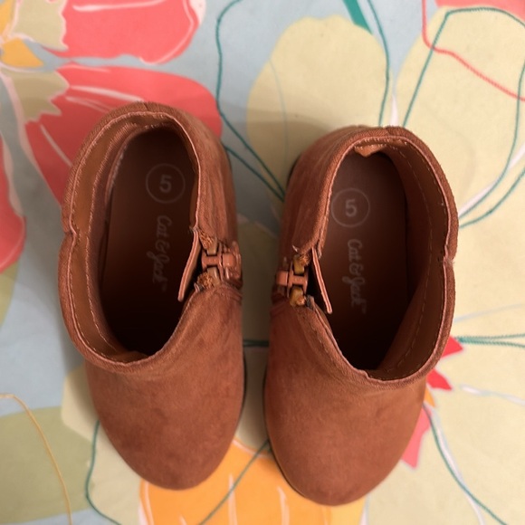 Cat & Jack “Penelope” Zipper Todler Girls Booties Size 5 - Picture 4 of 7